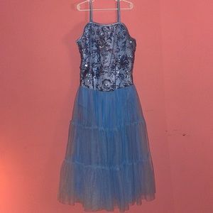 Weissman baby blue dance (dress) costume